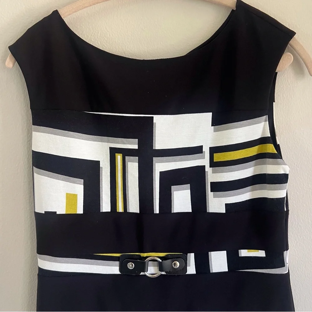 Joseph Ribkoff Geometric Dress - Picture 2 of 8